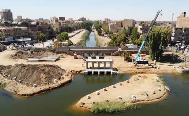 مشروع إنشاء مجموعة قناطر ديروط الجديدة