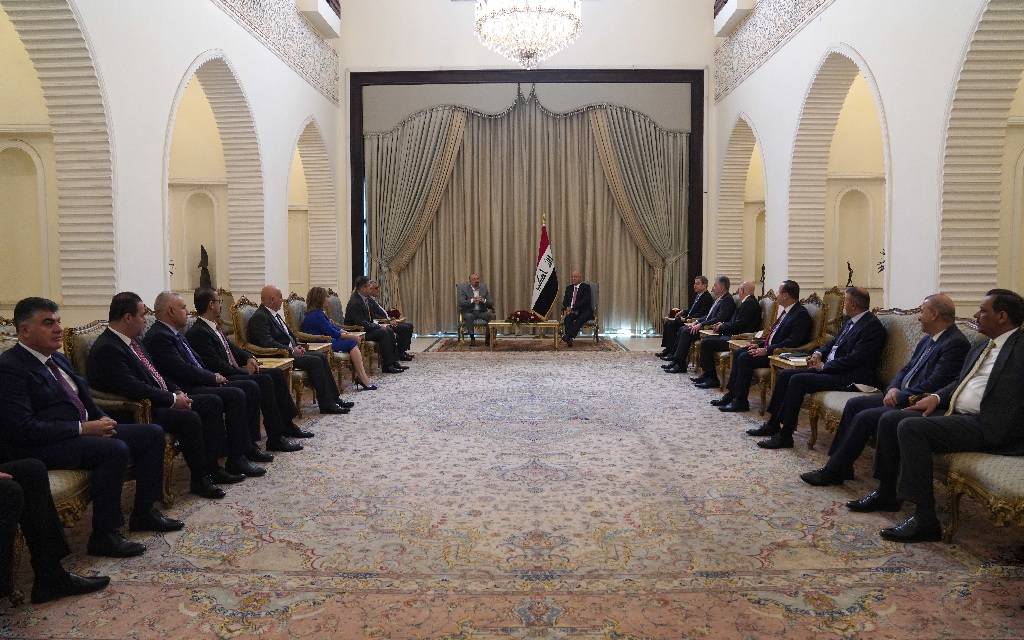 The Iraqi President discusses the outstanding issues of the Kurdistan region with Pavel Talabani 1024
