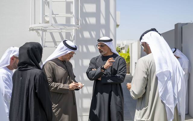 الشيخ خالد بن محمد بن زايد آل نهيان ولي عهد أبوظبي رئيس المجلس التنفيذي لإمارة أبوظبي