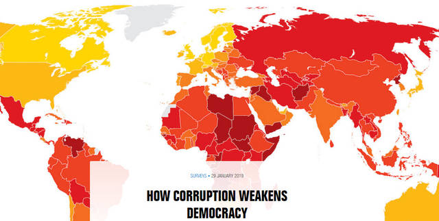 الإمارات الأولى عربياً بالشفافية ومكافحة الفساد.. والسعودية بالمركز الرابع