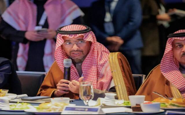 وزير الصناعة والثروة المعدنية بندر بن إبراهيم الخريّف