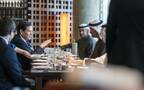 جانب من لقاء الشيخ محمد بن زايد آل نهيان رئيس دولة الإمارات وزير الخارجية الأمريكي ماركو روبيو