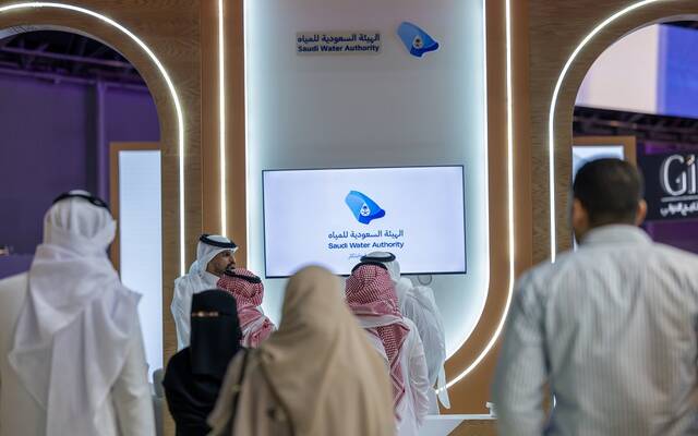 جناح الهيئة السعودية للمياه بإحدى الفعاليات