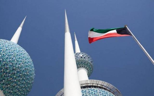 علم دولة الكويت في منطقة الأبراج