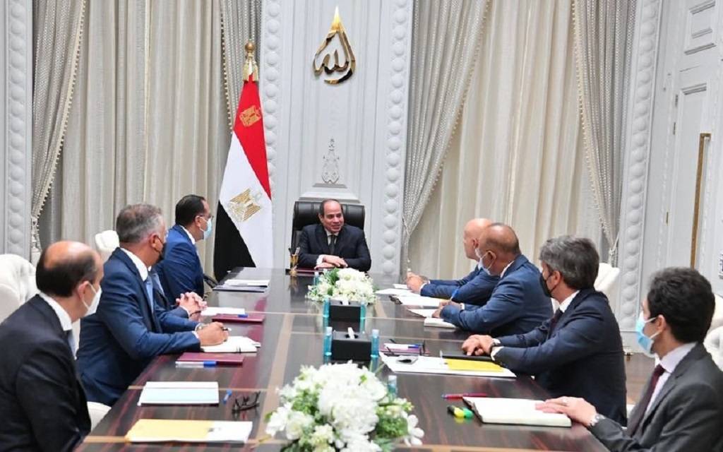 السيسي يستعرض مع إيني الإيطالية نشاطها المستقبلي في مصر معلومات مباشر