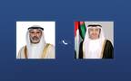 الشيخ عبدالله بن زايد آل نهيا  نائب رئيس مجلس الوزراء وزير الخارجية و الشيخ جراح جابر الأحمد الصباح  وزير الخارجية في دولة الكويت