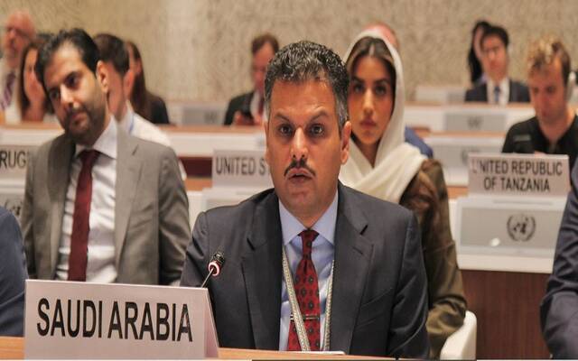جانب من مشاركة السعودية في جنيف ضمن أعمال اللجنة التحضيرية الثانية لمؤتمر مراجعة معاهدة عدم انتشار الأسلحة النووية