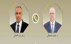 بدر عبد العاطي وزير الخارجية والتعاون الدولي والمصريين بالخارج و محمد مصطفى رئيس وزراء دولة فلسطين