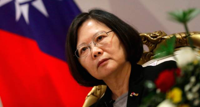 Taiwan’s president seeks int’l support to face china