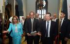 وزير المالية المصري خلال افتتاح المعرض