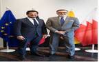 أدريان دوليمونت رئيس حكومة إقليم والونيا البلجيكي و السفير الدكتور محمد علي بهزاد سفير البحرين
