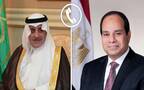الرئيس المصري عبد الفتاح السيسي والأمير فهد بن سلطان بن عبد العزيز أمير منطقة تبوك بالمملكة العربية السعودية