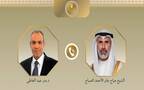 بدر عبد العاطي وزير الخارجية والتعاون الدولي والمصريين بالخارج والشيخ جراح جابر الأحمد الصباح وزير خارجية دولة الكويت