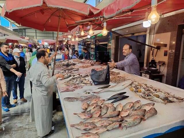 سوق الأٍسماك في بورسعيد