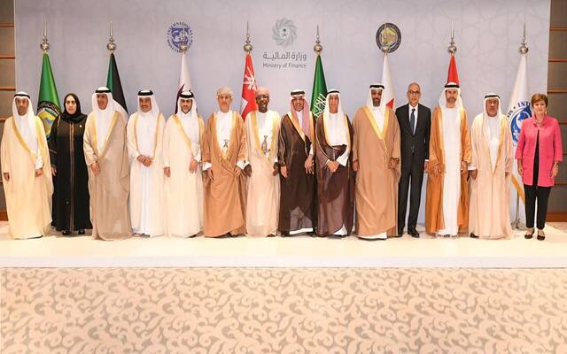 على هامش اجتماع وزارة المالية ومحافظو البنوك المركزية بالخليج في الرياض بمشاركة صندوق النقد الدولي
