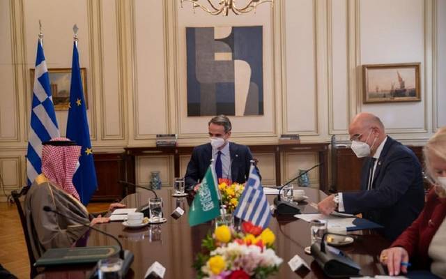 السعودية واليونان تبحثان تعزيز التعاون في كافة المجالات