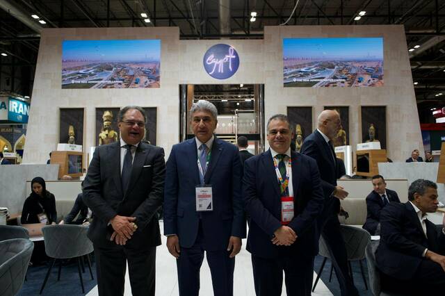 افتتاح الجناح المصري