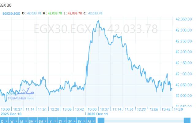 أداء إيجي اكس 30