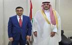 سفير خادم الحرمين الشريفين  فهد بن عبدالرحمن الدوسري و المدعي العام التمييزي اللبناني القاضي أحمد رامي الحاج.
