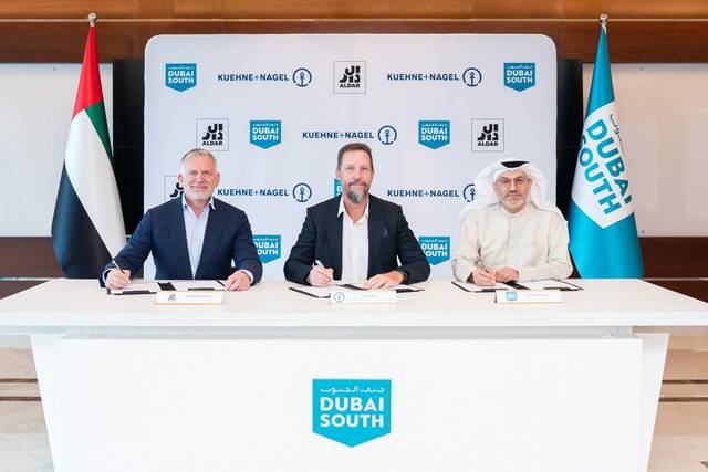 Aldar, Dubai South join forces to build facility for Kuehne+Nagel
