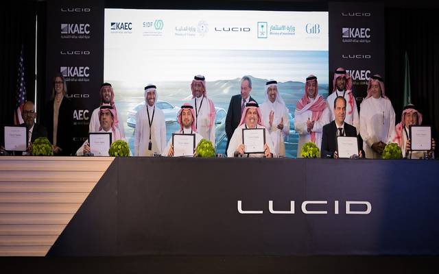 توقيع عقود إنشاء شركة لوسيد أول مصنع للسيارات الكهربائية بالسعودية