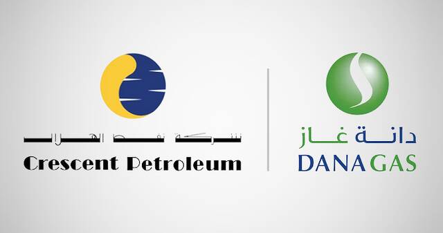 شعار شركتي دانة غاز ونفط الهلال