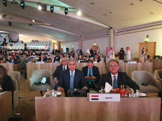 جانب من مشاركة الوزير