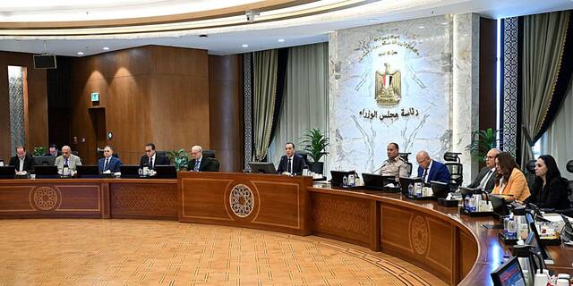 جانب من اجتماع مجلس الوزراء