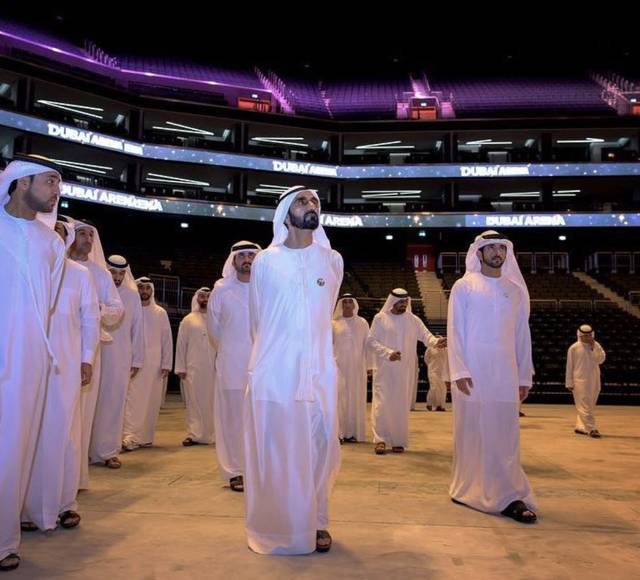 بالصور.. محمد بن راشد يطلق "دبي أرينا" الأول بالشرق الأوسط