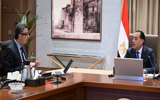 الدكتور مصطفى مدبولي رئيس مجلس الوزراء المصري والدكتور شريف فاروق وزير التموين والتجارة الداخلية