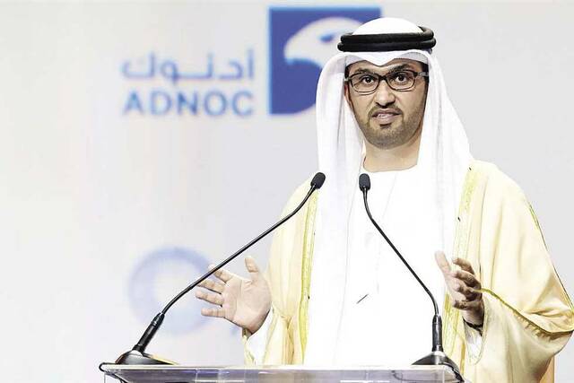 سلطان أحمد الجابر وزير الصناعة والتكنولوجيا المتقدمة