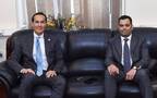 حاتم النواوي رئيس الجهاز التنفيذي للهيئة العامة لمركز تنمية الصادرات ورئيس الجهاز التنفيذي لصندوق تنمية الصادرات و محمد عوض الرئيس التنفيذي للهيئة العامة للاستثمار والمناطق الحرة