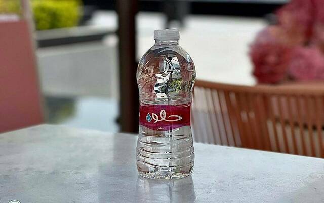 عبوة مياه من إنتاج شركة مصنع مياه الجوف الصحية- أرشيفية