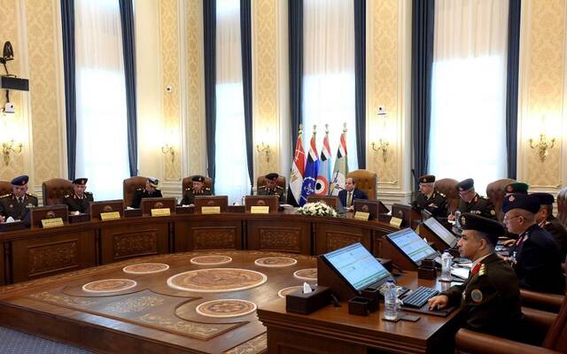 الرئيس المصري عبد الفتاح السيسى رئيس الجمهورية القائد الأعلى للقوات المسلحة