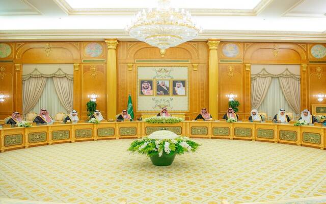 جانب من اجتماع مجلس الوزراء