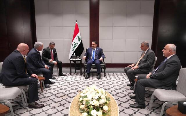 السوداني يبحث مع شركة "ستيلر إينرجي" التعاون بمشاريع إنتاج الطاقة بالعراق