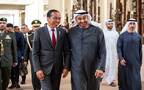 الشيخ محمد بن زايد آل نهيان رئيس الإمارات يستقبل جوكو ويدودو رئيس جمهورية إندونيسيا