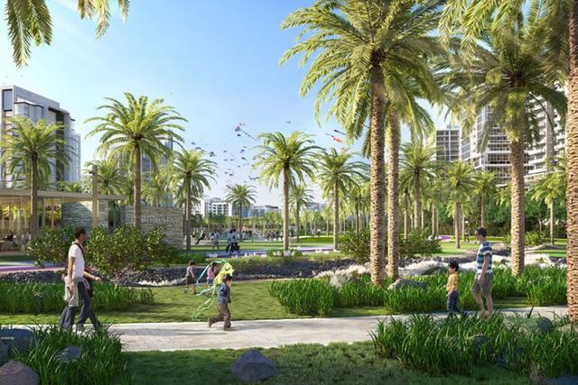 المشروع يضم شققاً تقع بإطلالات على "دبي هيلز بوليفارد"، الصورة من بيان صحفي