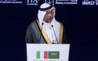وزير الاستثمار  خالد الفالح خلال كلمته بالمنتدى