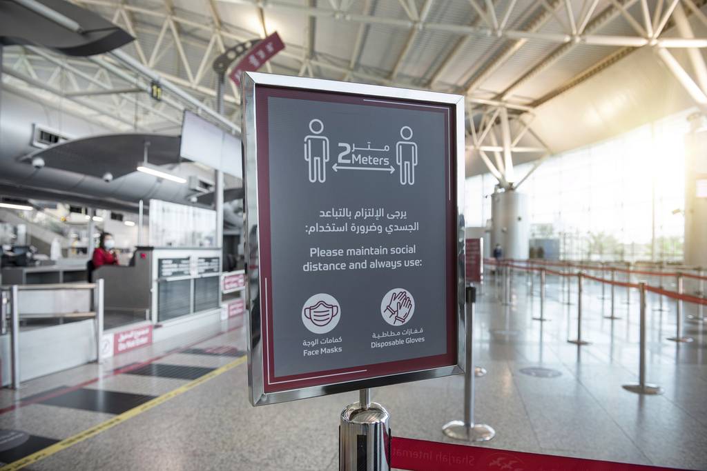 مطار الشارقة الدولي يستعد لاستقبال رحلات عودة المقيمين إلى الإمارات