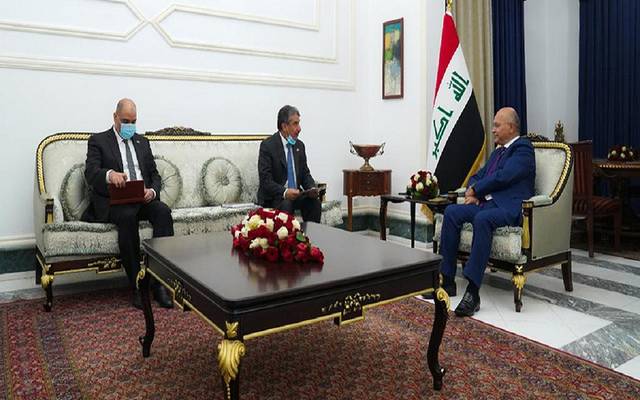 الرئيس العراقي يتسلم دعوة رسمية من الأمير نواف الأحمد لزيارة الكويت